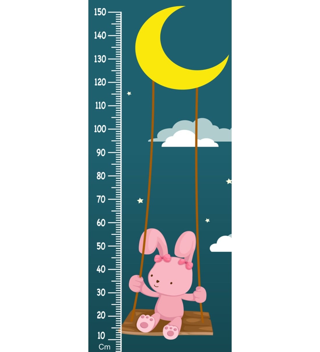 Buy Teady Bear Height Chart in Multicolour by Wens Online Height