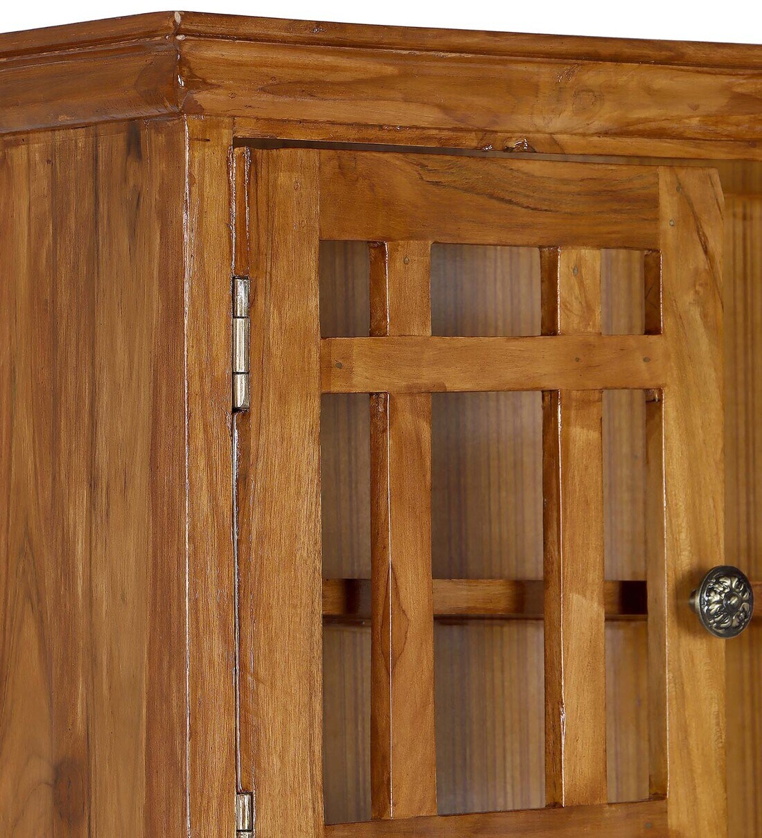 Buy Teak Wood Modern Kitchen In Natural Finish By The Urban