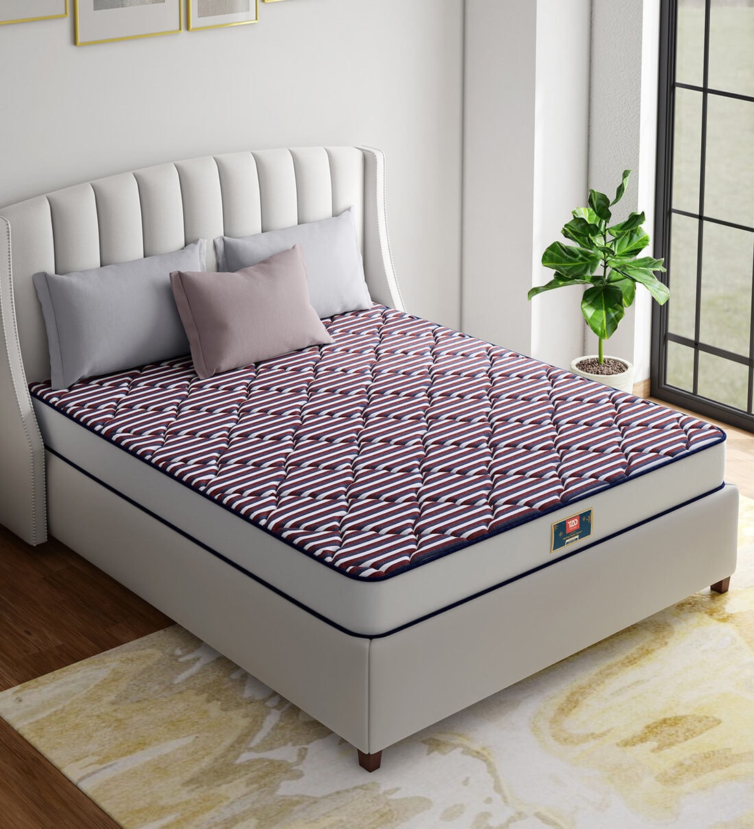 Buy Terra Antibacterial 4 inch Coir Queen Size Mattress at 100 OFF by