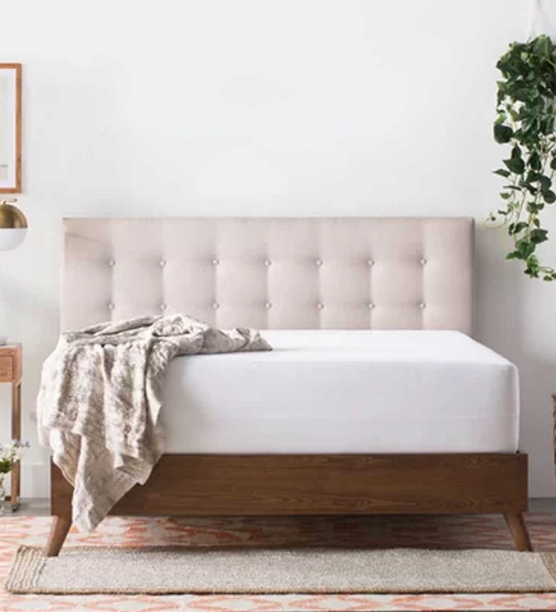 Buy Terry Cotton (78x72) King Size Waterproof Mattress Protector In White by Sleepsutraa Online