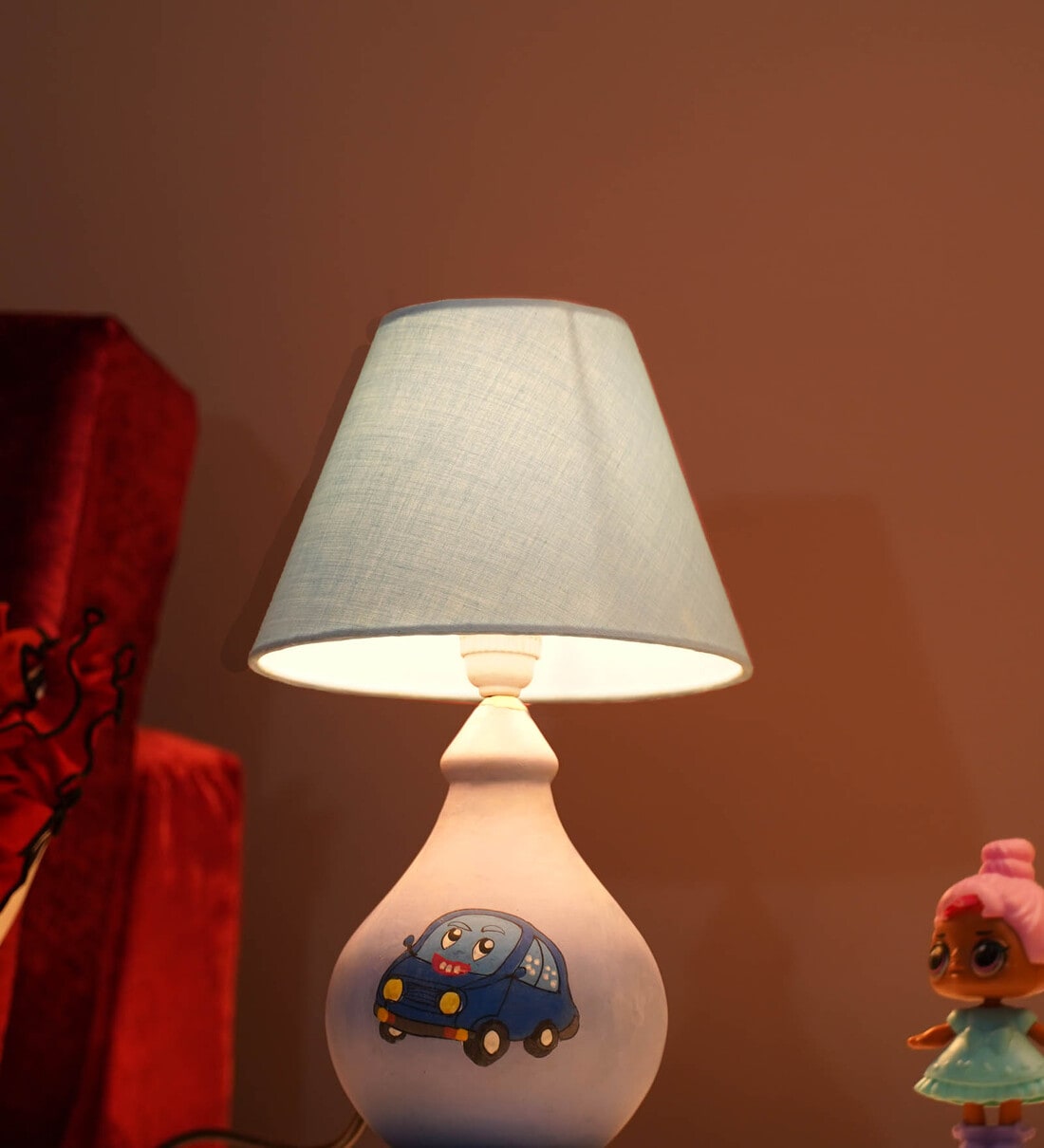 Purple best sale kids lamp