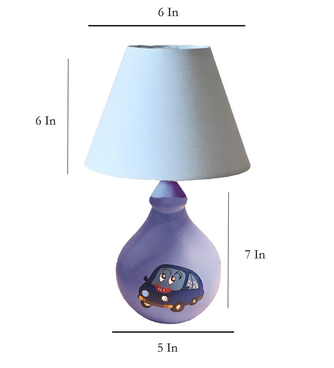 Purple 2024 kids lamp