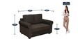 Tenny 2 Seater Sofa In Chestnut Brown Colour