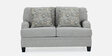 Texas Fabric 2 Seater Sofa in Grey Colour