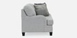 Texas Fabric 3 Seater Sofa in Grey Colour