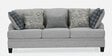 Texas Fabric 3 Seater Sofa in Grey Colour