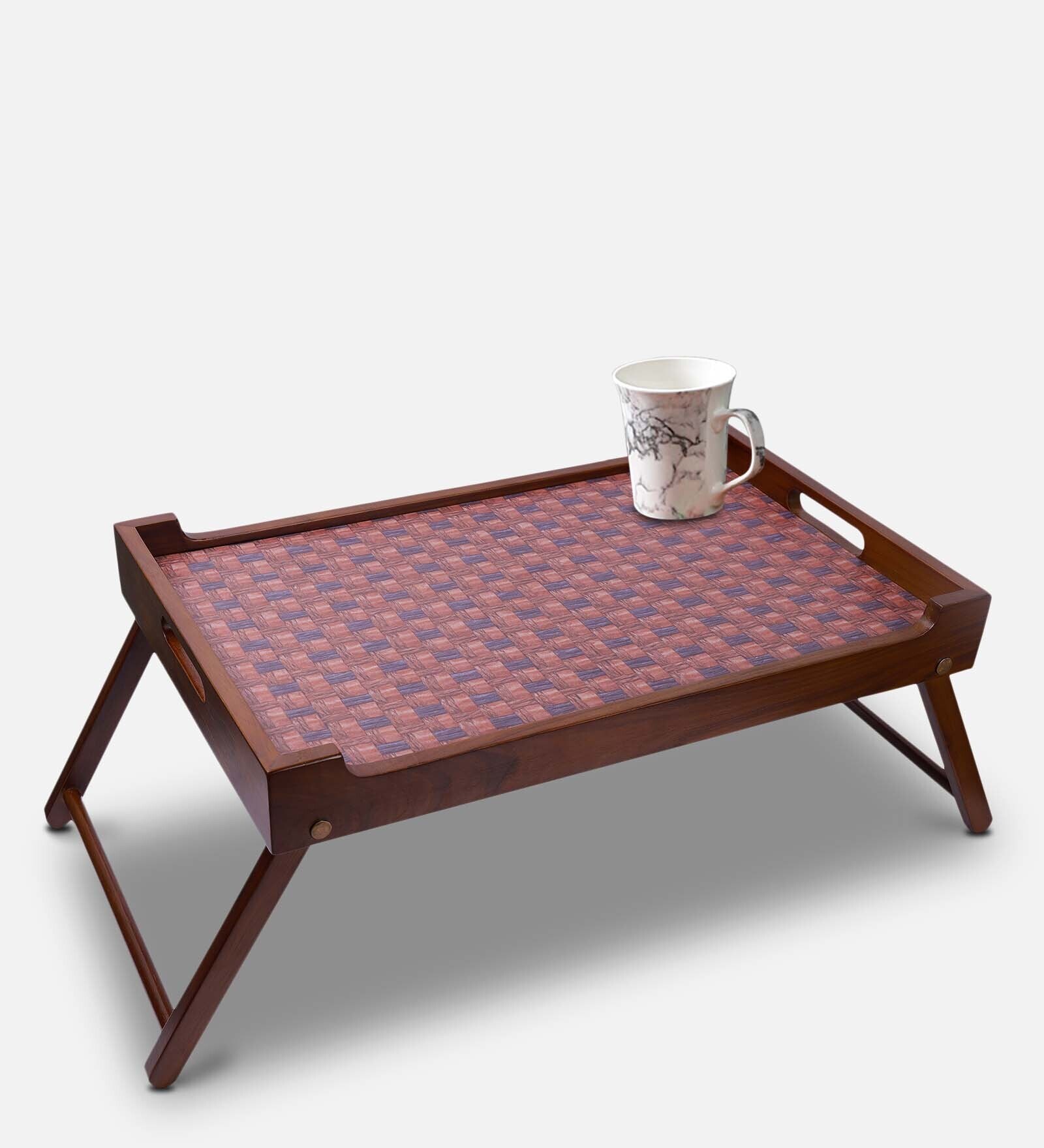 Megan Portable Table with Mat Print Megan Portable Table with Mat Print