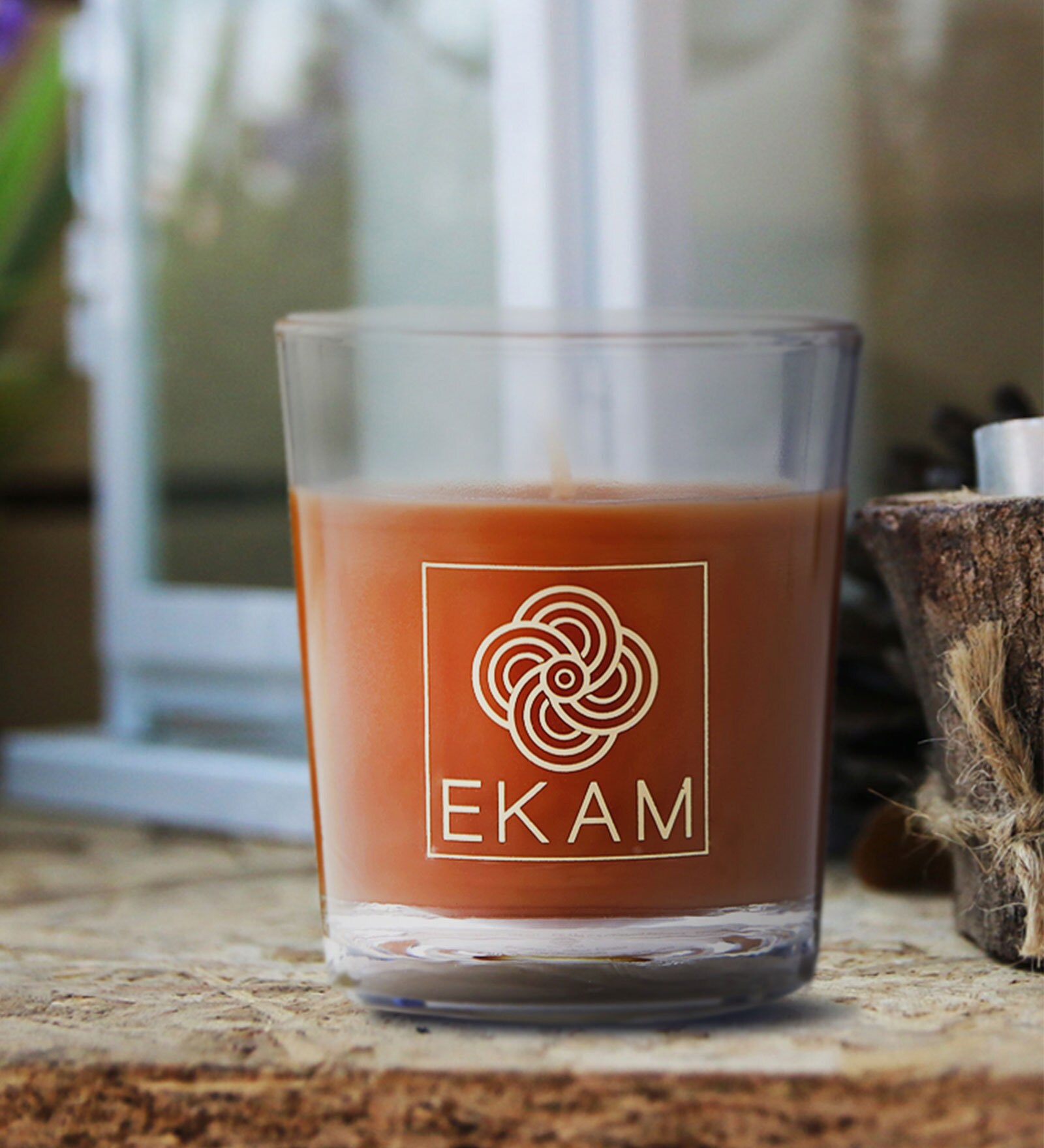 Teakwood Aroma Set of 12 Scented Candles