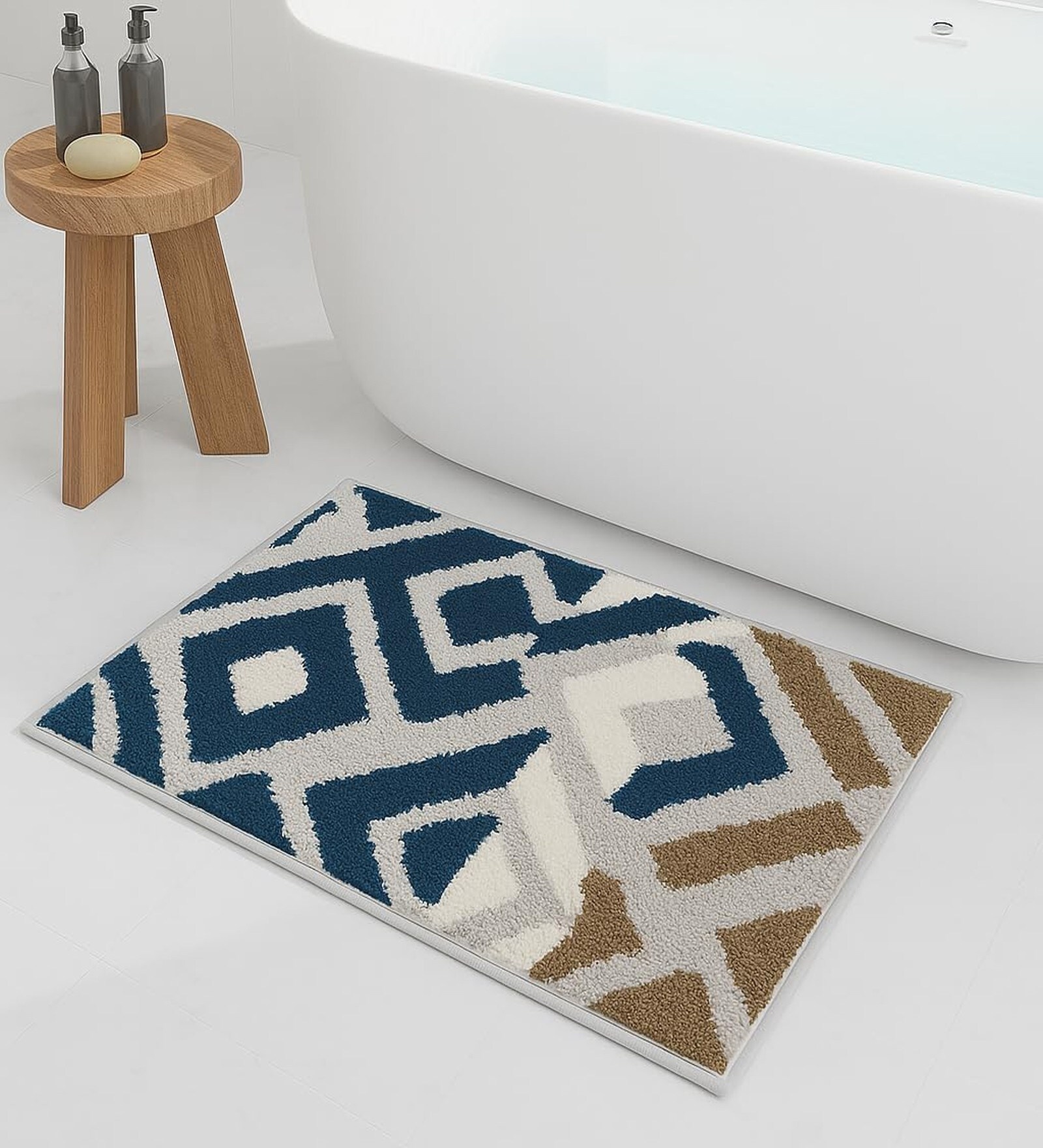 Teal Microfiber 16x24 Inches Super Soft Bath Mat