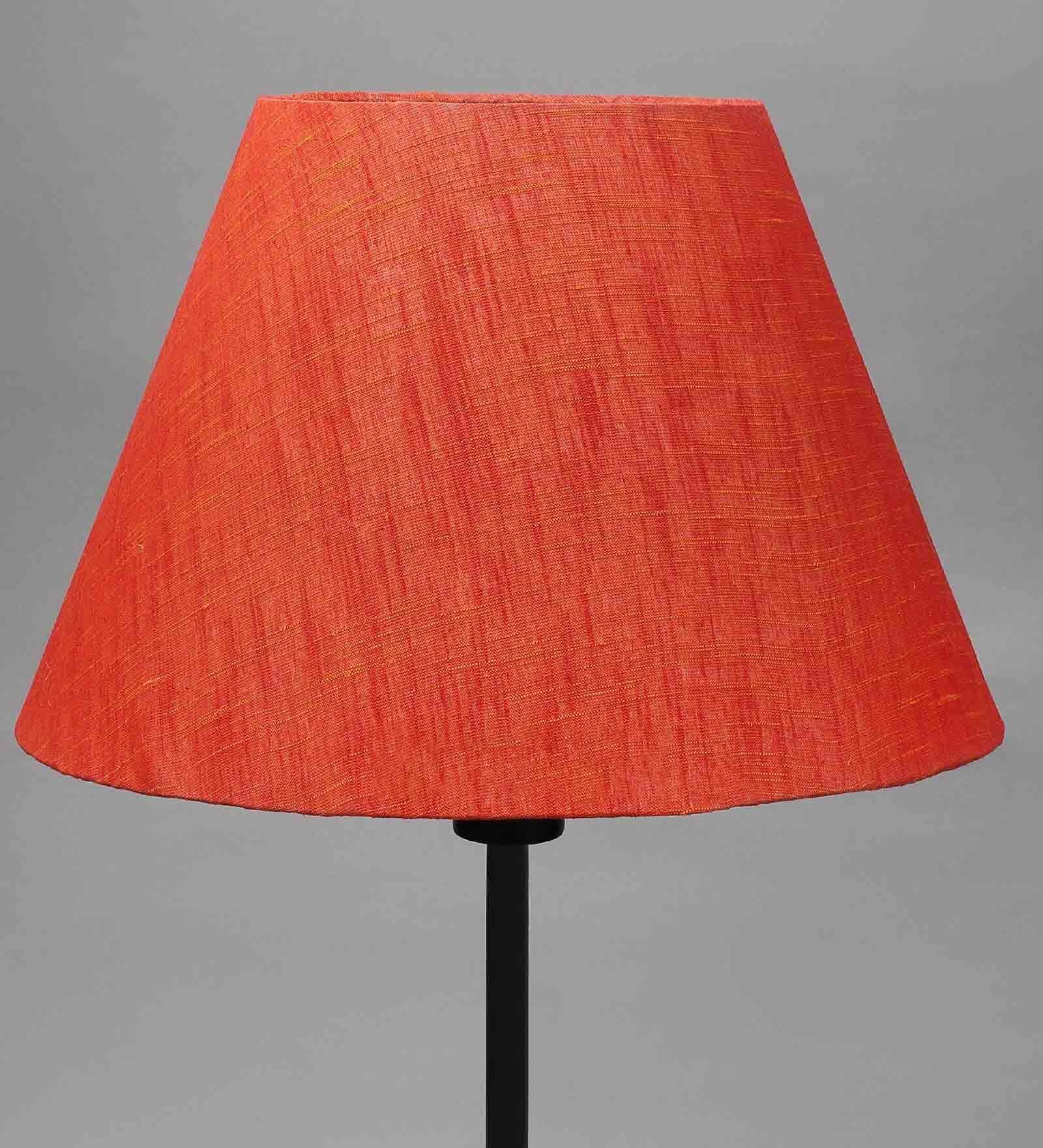 Paxton Red Cotton Fabric Solid Lampshade