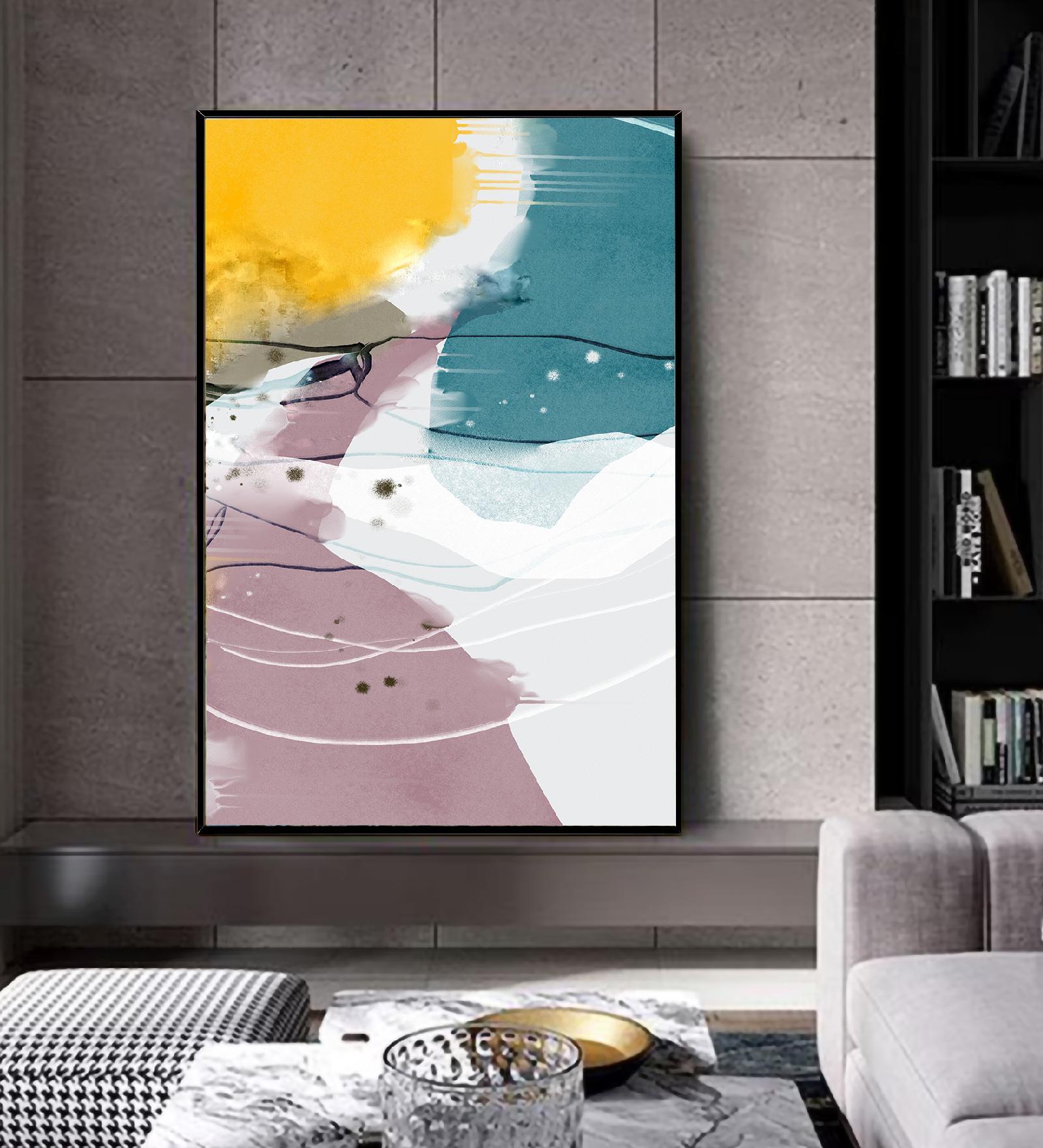 TextuMulticolour Multicolour Synthetic Wood Wall Art