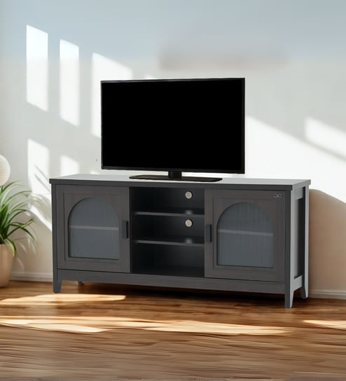 Texas American Tv Unit In Black Finish
