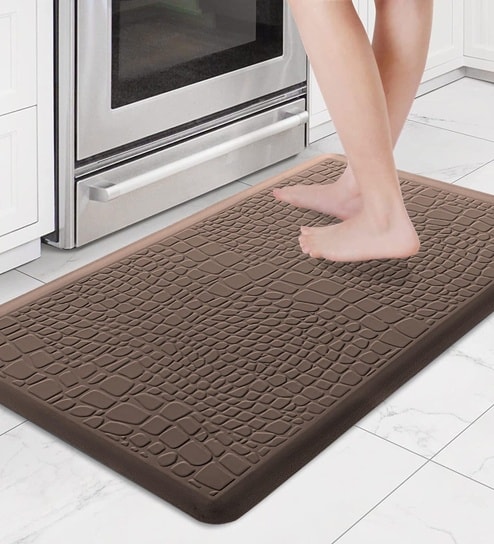 Texture Coffee Anti-Fatigue 18x30 Inches Soft Door Mat