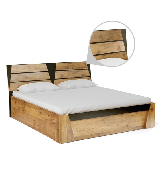 Buy Texas King Size Bed with Storage by Evok Online - Modern King Size