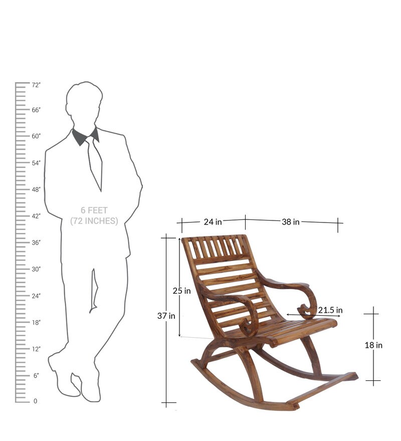 dimensions of rocking chair