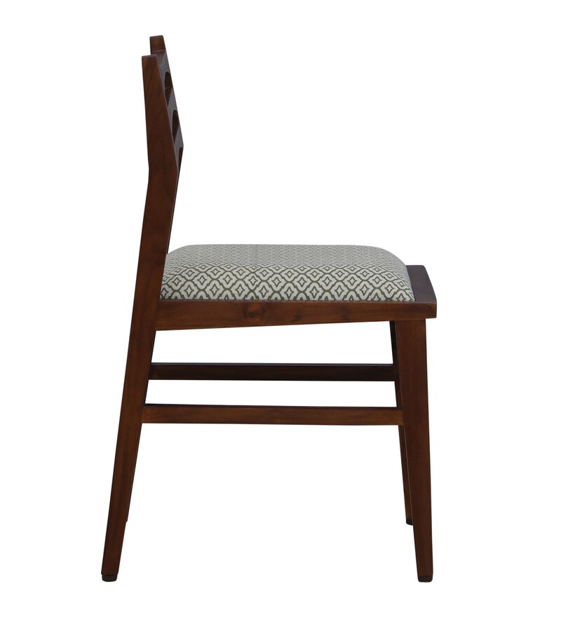 Buy Tectona Imported Latin Teak Wood Dining Chair (Set of 2 ) in