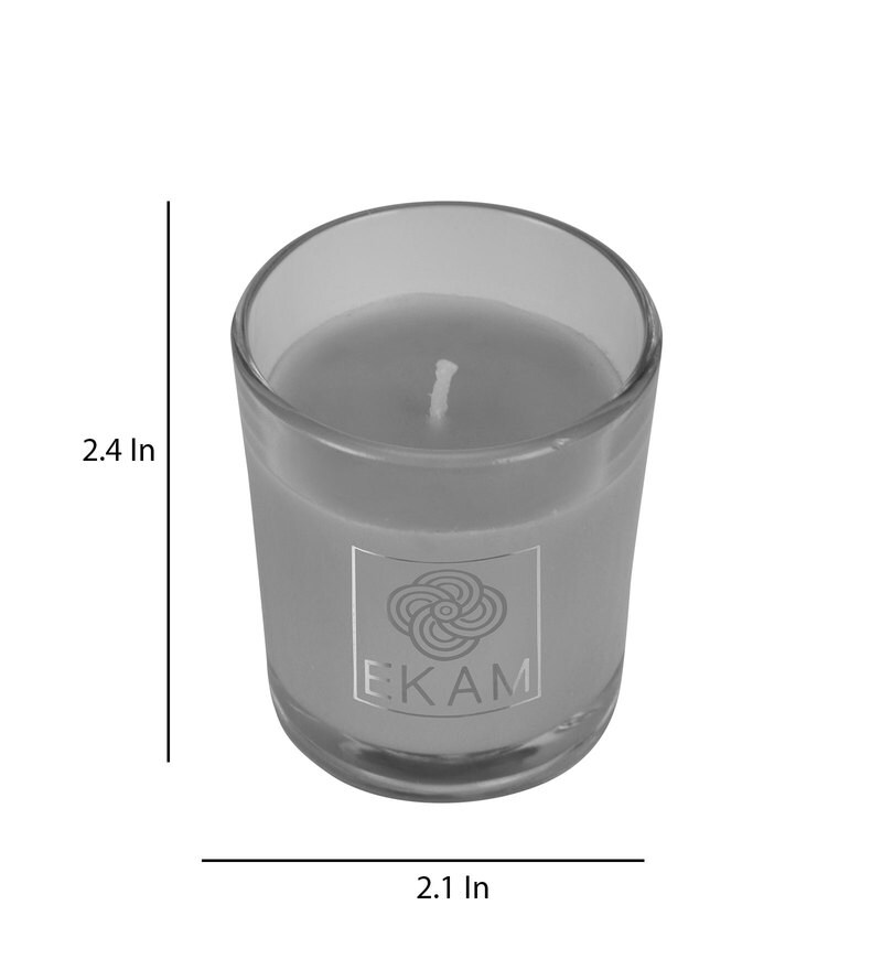 Buy Temple Bloom Aroma Set Of 12 Scented Candles By Ekam Online