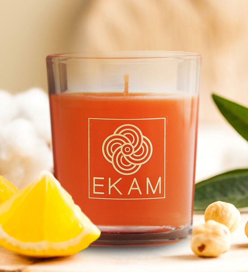 Buy Temple Bloom Aroma Set Of 12 Scented Candles By Ekam Online
