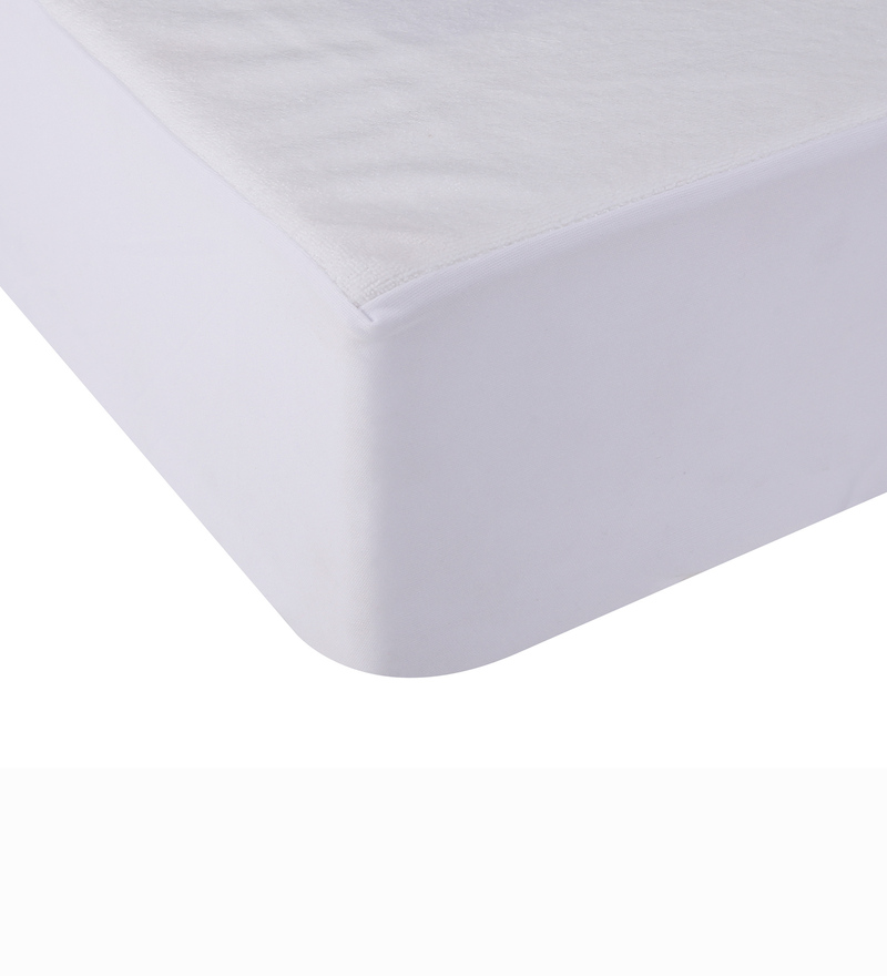 Buy Terry Cotton 78x72 King Size Waterproof Mattress Protector In White By Sleepsutraa Online 2800