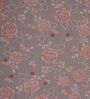 Pink Floral 180 TC Polyester King Sized Bedsheet With 2 Pillow Covers