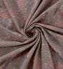 Pink Floral 180 TC Polyester King Sized Bedsheet With 2 Pillow Covers
