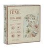 Green Floral 180 TC Polyester King Sized Bedsheet With 2 Pillow Covers