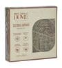 Grey Leaf 180 TC Polyester King Sized Bedsheet With 2 Pillow Covers