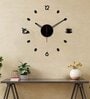 Tea Coffee 3D Infinity Black Plastic Wall
Clock