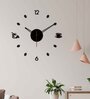 Tea Coffee 3D Infinity Black Plastic Wall
Clock