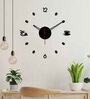 Tea Coffee 3D Infinity Black Plastic Wall
Clock