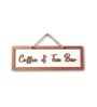 Tea Coffee Bar White Wooden Wall Art