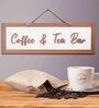 Tea Coffee Bar White Wooden Wall Art