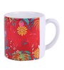Tea Cup With Red Floral Print