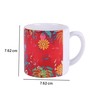 Tea Cup With Red Floral Print