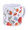 Tea Cup With White & Red Floral Print