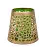 Tea Light Green Candle Holder for Festive Home Decor, Iron, Heat-Resistant Finish