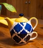 Drumlin Blue & White Ceramic (Set of 2) Teaware Set