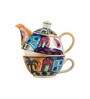 Rivulet Multicolor Ceramic (Set of 2) Teaware Set