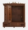 Divyasthal Teak Wooden Pooja Mandir With Door
