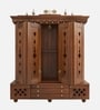 Divyasthal Teak Wooden Pooja Mandir With Door