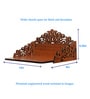 Teak Finish Wooden Home Temple