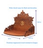 Teak Finish Wooden Home Temple