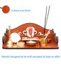 Teak Finish Wooden Home Temple