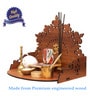 Teak Finish Wooden Home Temple