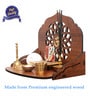 Teak Finish Wooden Home Temple