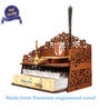 Teak Finish Wooden Home Temple