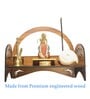 Teak Finish Wooden Home Temple