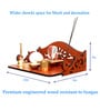 Teak Finish Wooden Home Temple