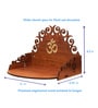 Teak Finish Wooden Home Temple
