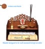 Teak Finish Wooden Home Temple